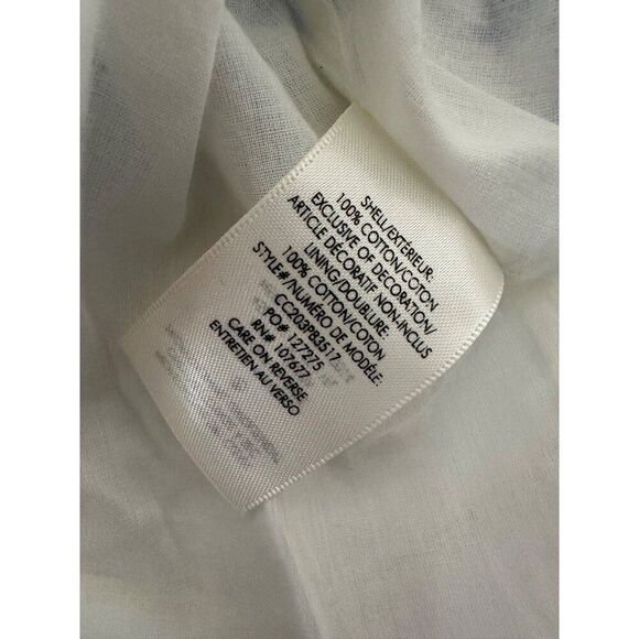 Alice + Olivia Rosalyn Maxi Dress Size 6 Blue White Boho - Picture 10 of 11